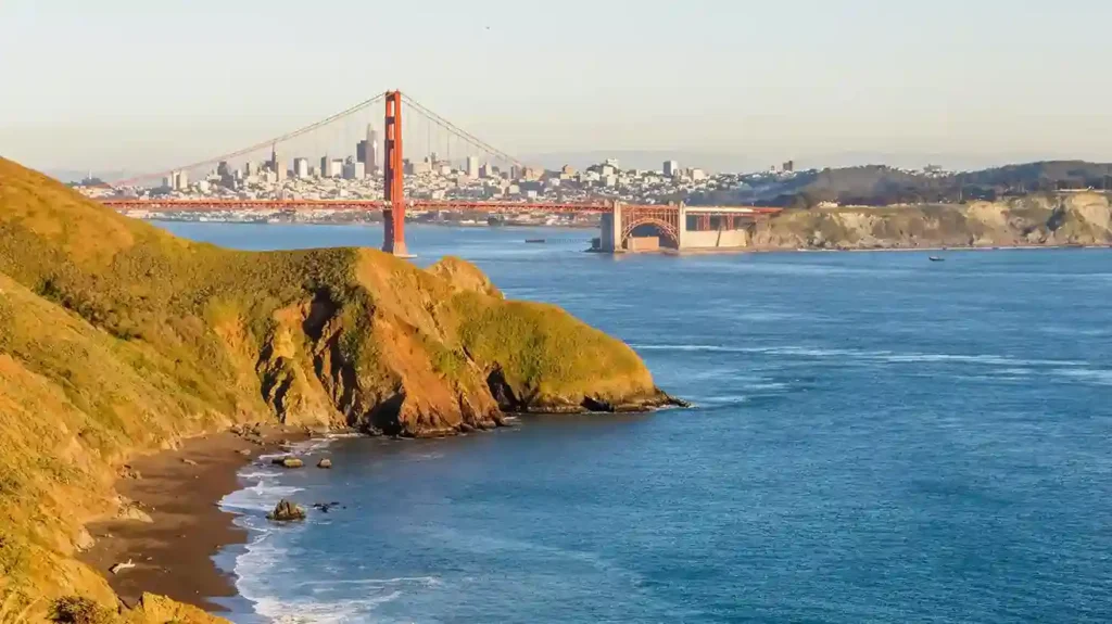 Golden gate bridge in San Francisco.
